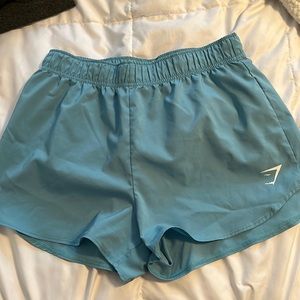 blue gymshark shorts